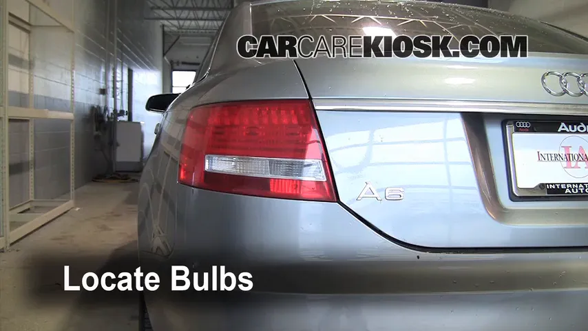 2008 Audi A6 3.2L V6 Éclairage Feux de position arrière (remplacer ampoule)